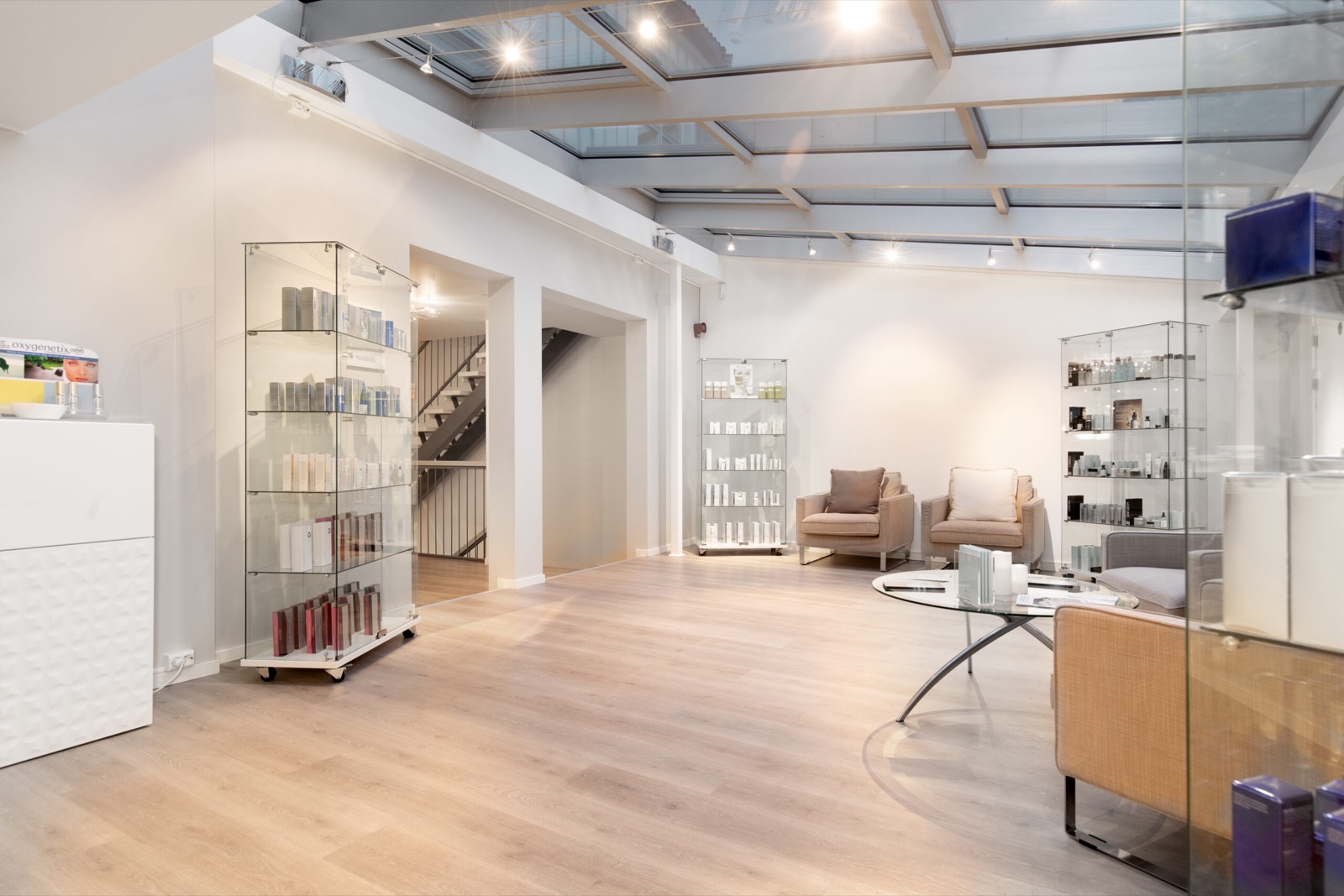 Interiør fra The Skin Clinic